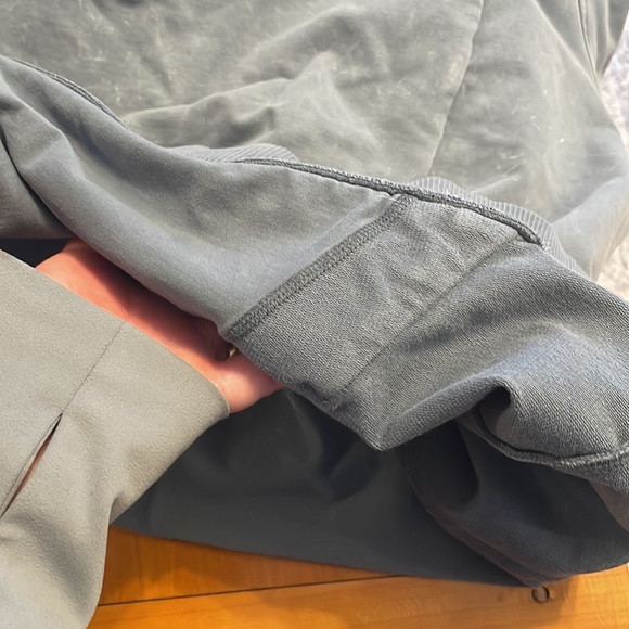 Lululemon acid wash scuba bluish/gray long sleeve hoodie sweatshirt - Picture 13 of 14